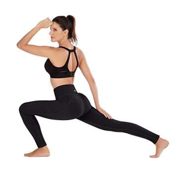 Ewedoos Fleece Lined Leggings with Pockets for Women - Thermal Warm Workout Winter Leggings for Women Yoga Pants for Women