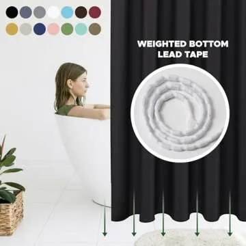 Elegant Biscaynebay Shower Curtain Liner - Stylish & Waterproof