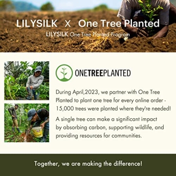 LILYSILK Silk Hair Scrunchies for Frizz Prevention