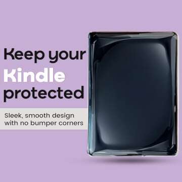 Strapsicle Clear Case for Kindle - Stylish Protection