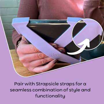 Strapsicle Clear Case for Kindle - Stylish Protection