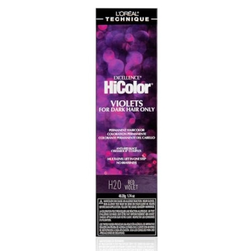 L'Oréal Technique HiColor Violet & Blacks Permanent Hair Color - Vibrant, Long-Lasting Results for ...