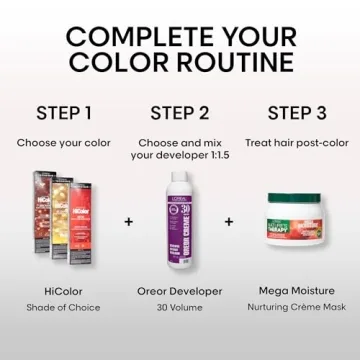 Vibrant L'Oréal HiColor Violet & Blacks Hair Color