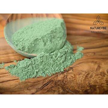 100% Pure & Natural Indigo Powder (1/2lb) by Naturevibe Botanicals (8 ounces) For Hair Color