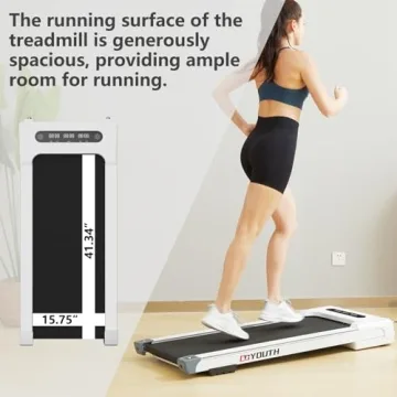 GOYOUTH Under Desk Treadmill with Bluetooth & Remote