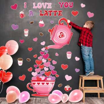 Valentine's Board Decorations Set for Classrooms & Parties