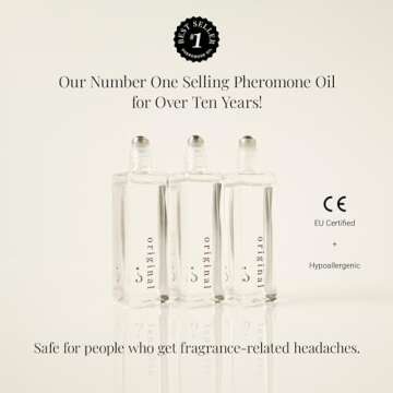 Riddle Original Roll On Pheromone Perfume Made in USA - Premium Rollerball Subtle Fragrance for Women - Long-Lasting Cruelty-Free Alcohol-Free Non-Toxic Gentle on Skin - Ideal for Daily Use and Travel