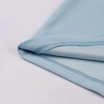 Vintage Women 1940s Bow Tie Neck Dress Retro 40s 50s Button Up Business Work A-line Cocktail Dresses Light Blue M