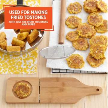 IMUSA USA FBA_BAM-10007 BAM-10007 Bamboo Jumbo Tostonera, Natural