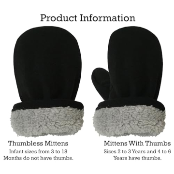 N'Ice Caps 2 Pairs Toddler Mittens Winter Gloves