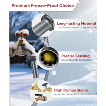 Mokeyder Faucet Freeze Protector Valve for Winter Use