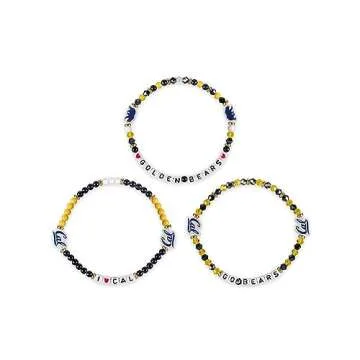 FOCO California Bears Team Friendship Bracelets 3 Pack