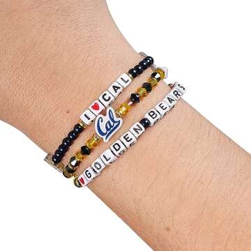 FOCO California Bears Team Friendship Bracelets 3 Pack