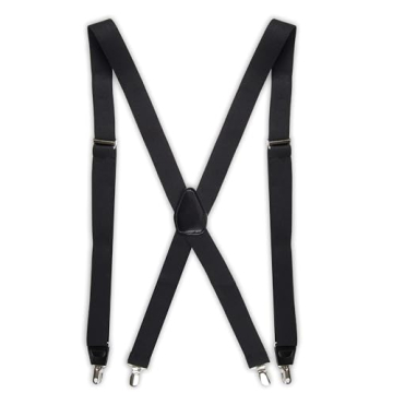 Dockers Men's Solid Suspender - Stylish and Comfortable for All Occasions