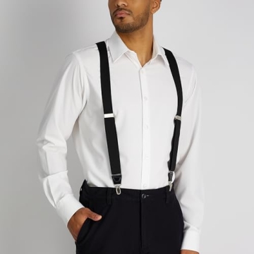 Dockers Men's Solid Suspender - Stylish & Adjustable