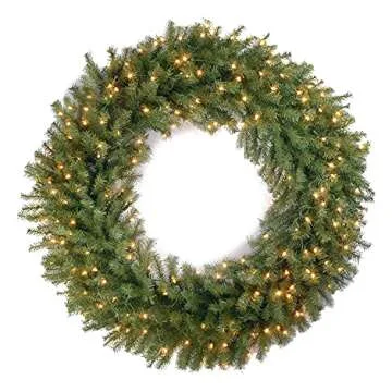 National Tree Company Pre-Lit Wreath for Holidays