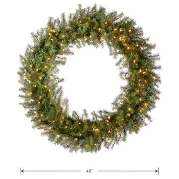 National Tree Company Pre-Lit Wreath for Holidays