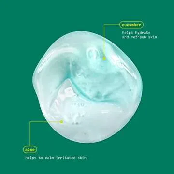 Freeman Renewing Peel-Off Gel Mask, Cucumber Peel-Off Face Mask, Aloe Calms Irritation & Hydrates, Facial Mask For All Skin Types, Cruelty-Free, No Harsh Chemicals, 6 fl. oz./175 ml Tube, 1 Count