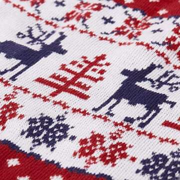 Blueberry Pet Reindeer Dog Sweater for Holiday Cheer