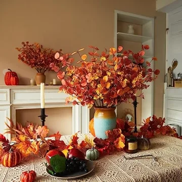 Anna's Whimsy Fall Eucalyptus & Babies Breath Bouquet