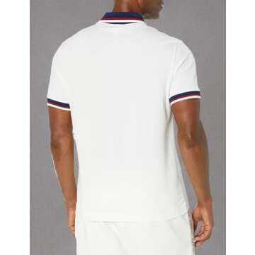 Lacoste Men's Regular Fit Stretch Mini Piqué Polo Shirt