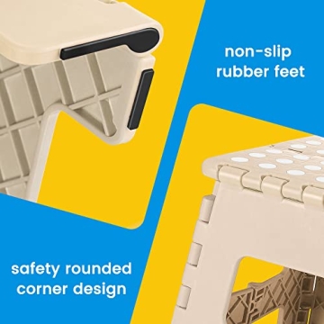 ACSTEP Lightweight Non-Slip Folding Step Stool for All Ages