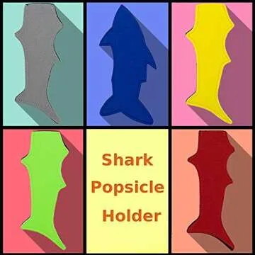 Popsicle Holder Bags Mermaid and Shark Ice Pop Sleeves Freezer Reusable Popsicle Covers 10 Pc