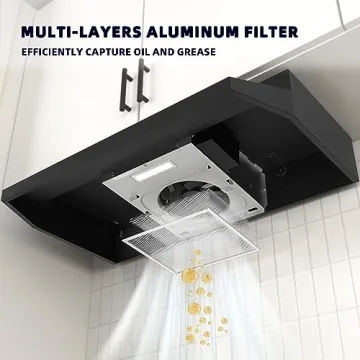 FIREGAS 30" Convertible Range Hood & Exhaust Fan