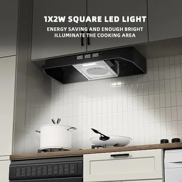 FIREGAS 30" Convertible Range Hood & Exhaust Fan