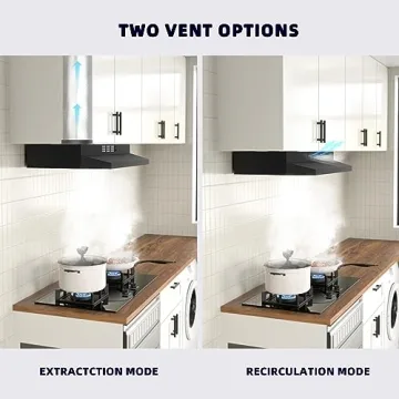 FIREGAS 30" Convertible Range Hood & Exhaust Fan