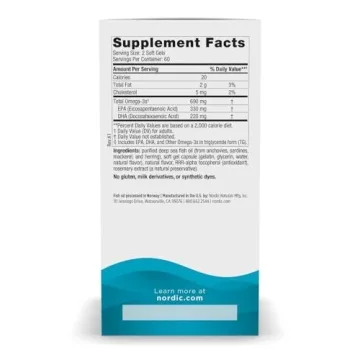 Nordic Naturals Omega-3 Supplements for Heart Health