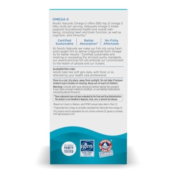 Nordic Naturals Omega-3 Supplements for Heart Health