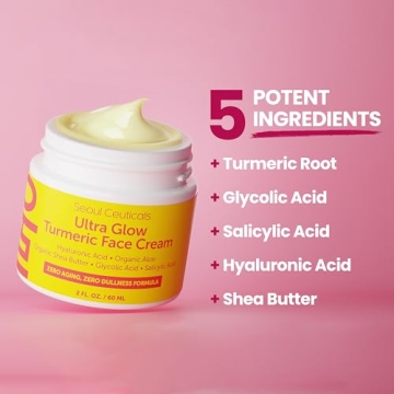 SeoulCeuticals Turmeric Cream – Korean Face Moisturizer