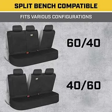 Cat FlexFit Seat Cover for Cars Trucks SUVs - Durable Protection