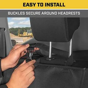 Cat FlexFit Seat Cover for Cars Trucks SUVs - Durable Protection