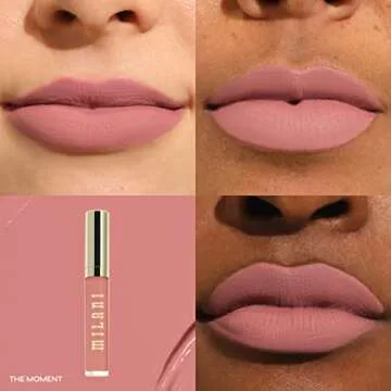 Milani Stay Put Longwear Liquid Lipstick - Smudge-Proof, Kiss-Proof, and Fade-Resistant Formula for All-Day Wear - The Moment