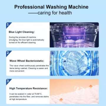 Arlyeef Portable Washing Machine - Compact & Eco-Friendly