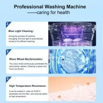 Arlyeef Portable Washing Machine - Compact & Eco-Friendly