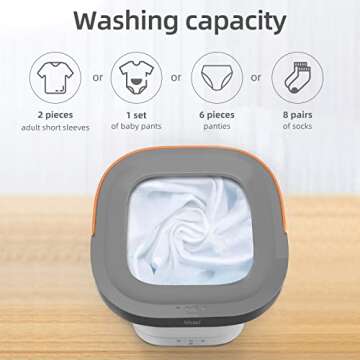 Arlyeef Portable Washing Machine - Compact & Eco-Friendly
