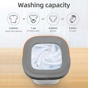 Arlyeef Portable Washing Machine - Compact & Eco-Friendly