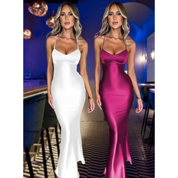 Versatile VOIKERDR Maxi Dress for Weddings and Evenings