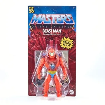 MOTU Origins Beast Man 5.5-in Action Figure for Kids and Collectors