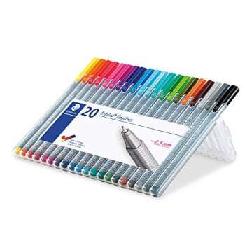 Buy Staedtler Triplus Fineliner Pens, 20-Pack Assorted
