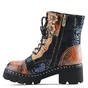 Spring Step L'Artiste Women's Limitless Bootie Tan Multi EU 40 / US 9