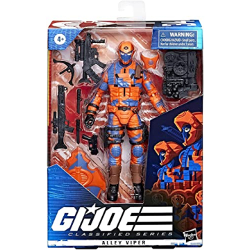 G.I. Joe Classified Series Alley Viper Action Figure 34 Collectible Premium Toy, Multiple Accessorie...