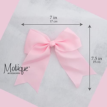 Light Pink Jumbo Bow Clip - Perfect for All Ages and Occasions!