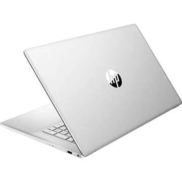 HP 17 17.3" HD+ Laptop Computer, Intel Quad-Core i3-1125G4 up to 3.7GHz (Beat i5-10210U), 32GB DDR4 RAM, 1TB PCIe SSD, 802.11AC WiFi, Bluetooth, Natural Silver, Windows 11 S, BROAG 64GB Flash Drive