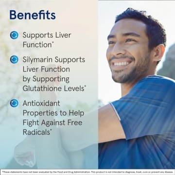 Jarrow Milk Thistle 150 mg Veggie Capsules for Liver Health Support