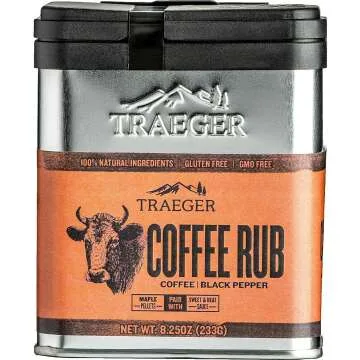 Traeger Coffee Rub - Bold Flavor of Coffee & Pepper