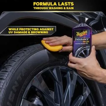 Meguiar's G7516 Endurance Tire Gel, Premium Tire Gel for a Lasting Glossy Shine - 16 Oz Bottle, PURPLE